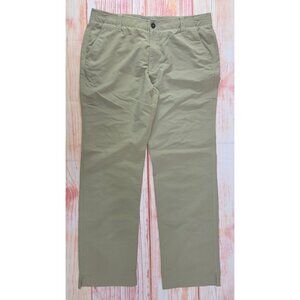 Under Armour Mens Khaki Golf Pants Size 36x32 Stretch Fit Lightweight